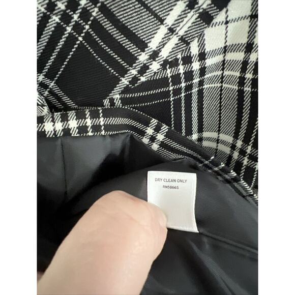 Amber Sun Blazer Womens Small Plaid Button Up Preppy Academia - Picture 11 of 11